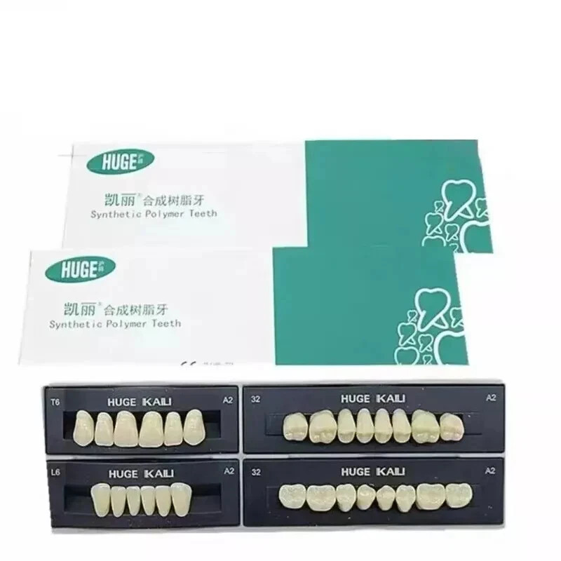 28Pcs Resin Dental Temporary Upper&Lower Acrylic Denture Teeth Full Set A1/A2/A3