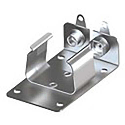 2Pc KEYSTONE ELECTRONICS 1290 Battery Holder, Snap-In, Low Profile, Alum, R