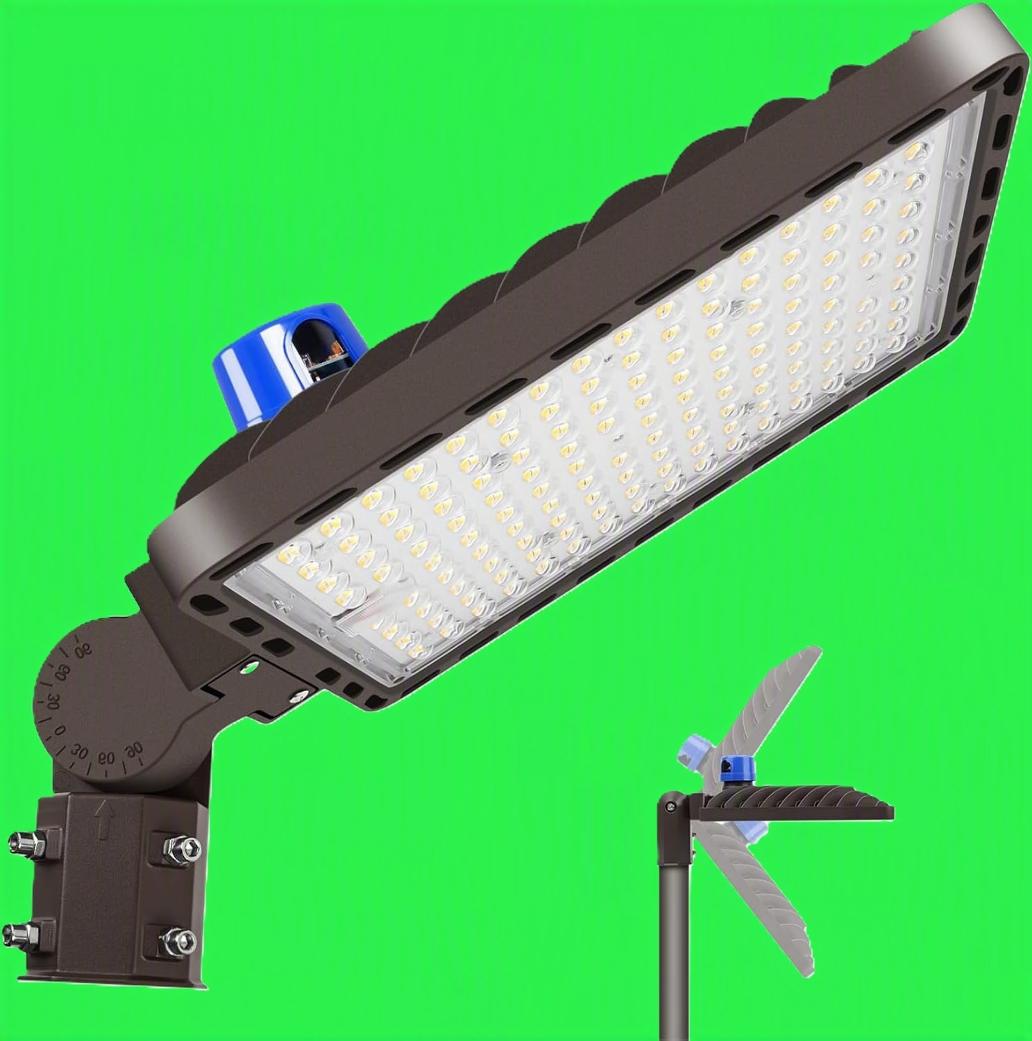 350W LED Parking Lot Light 52500LM Dusk to Dawn LED Shoebox Light 110-277V