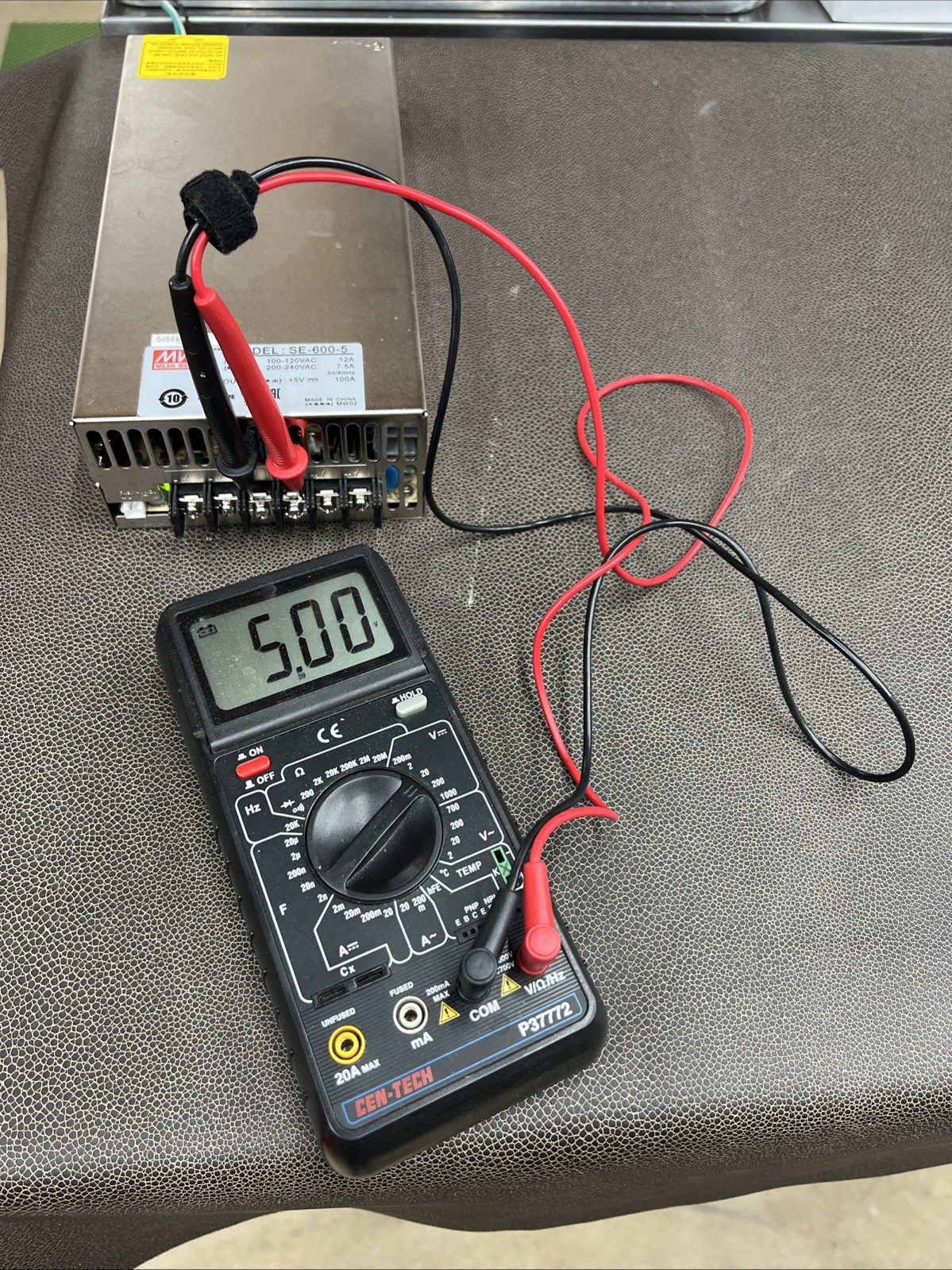 Mean Well SE-600-5 Power Supply 5V DC 100A 500W No Box Tested 100% Good