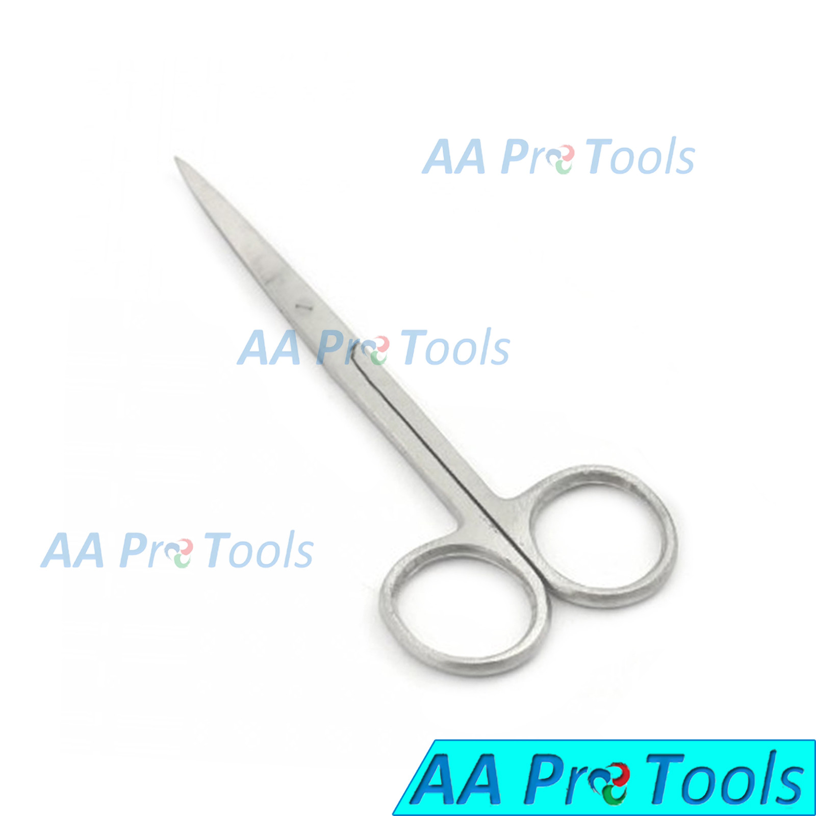 2 pcs Iris Scissor 4.5″ Curved and Straight O.R. Grade Surgical Instruments