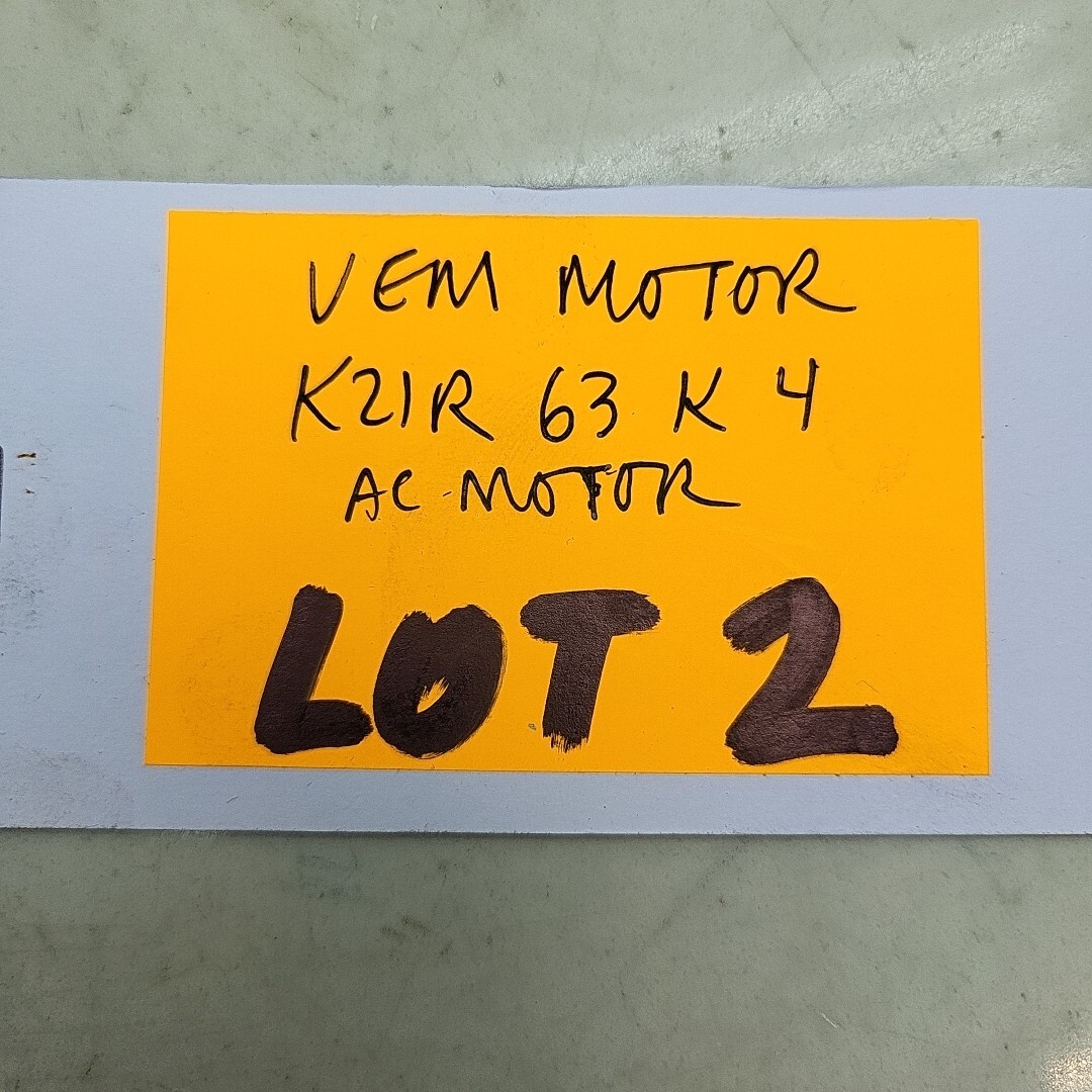 Vem Motor K21R 63 K 4 0.12kW 0.14kW 60Hz 230/400V 275/480V B14K Ac Motor