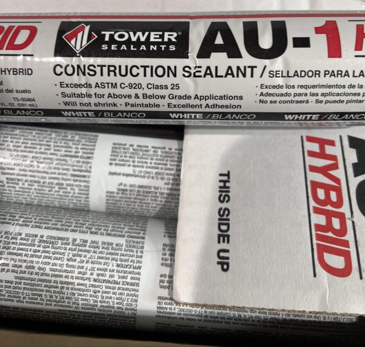 Construction Sealant Au-1 Hybrid White TS-00464 (Box of 16) Man. 2025