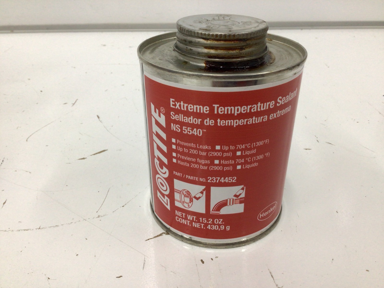 LOCTITE High Temperature Sealant: NS 55400, 15.99 fl oz, Brown, 2374452, 02/28