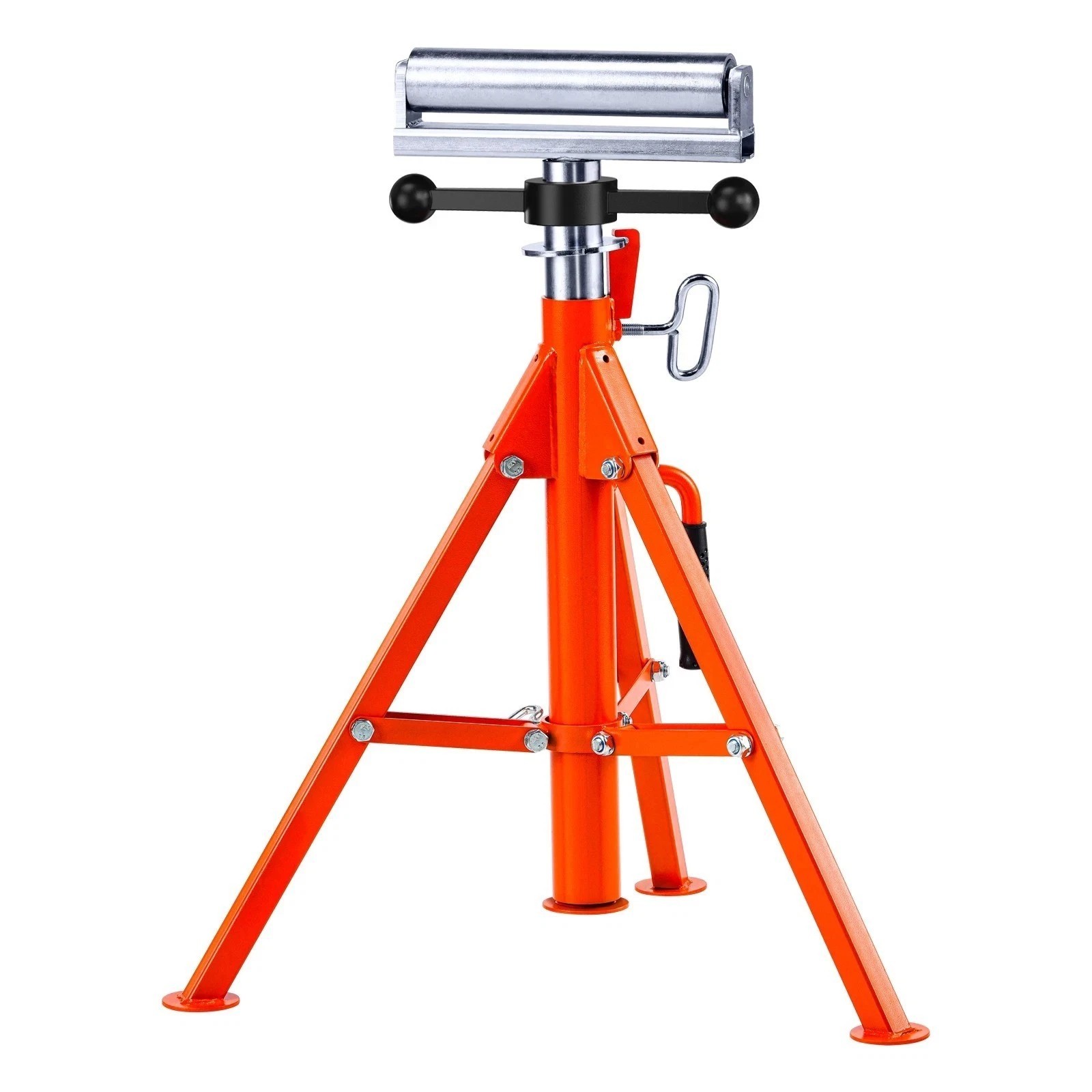 Roller Stand 2500 LBS Load 27.6″-52″ Height Adjustable 45# Steel Foldable