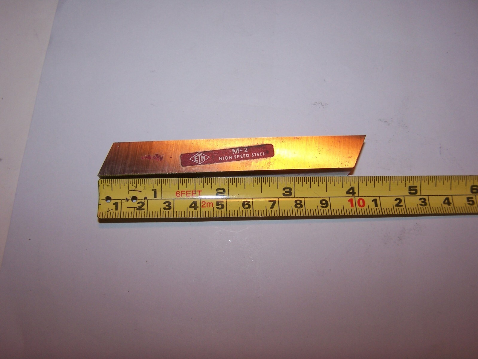 ETM Lathe Cutter Tool Bit, M-2, NOS, 1/2″x 1/2″x 4″, Made In Israel, #77