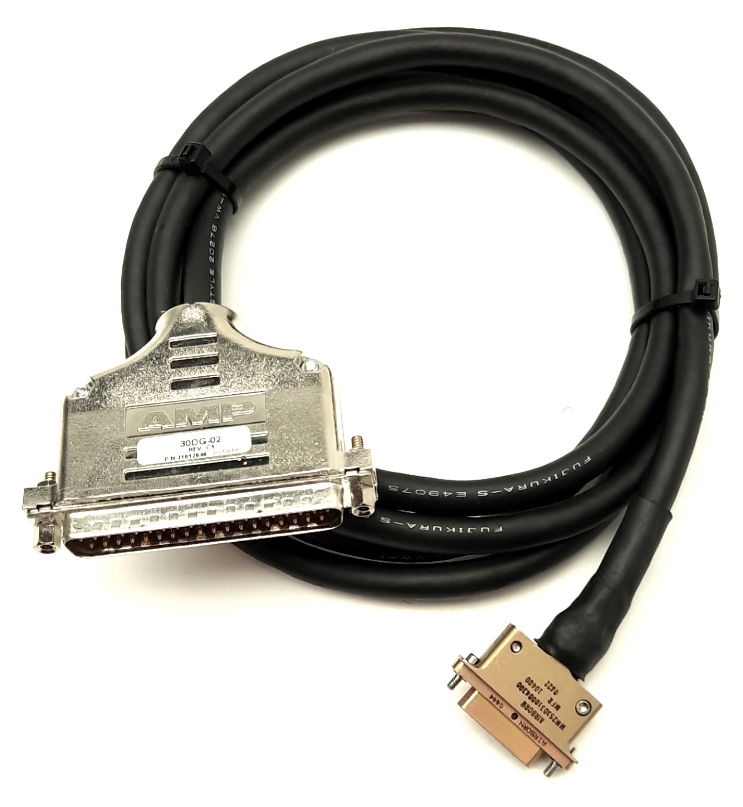PULNiX 30DG-02 Camera Cable, 31-Pin AirBorn to 37-Pin D-Sub, 2m Long
