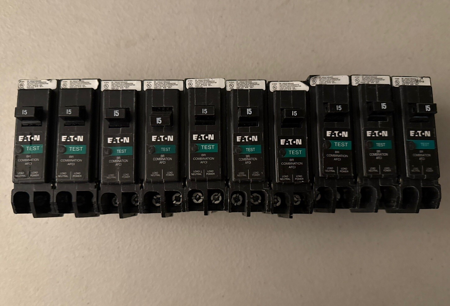 Eaton BRP115AF 120/240V 15A Single Phase Circuit Breaker