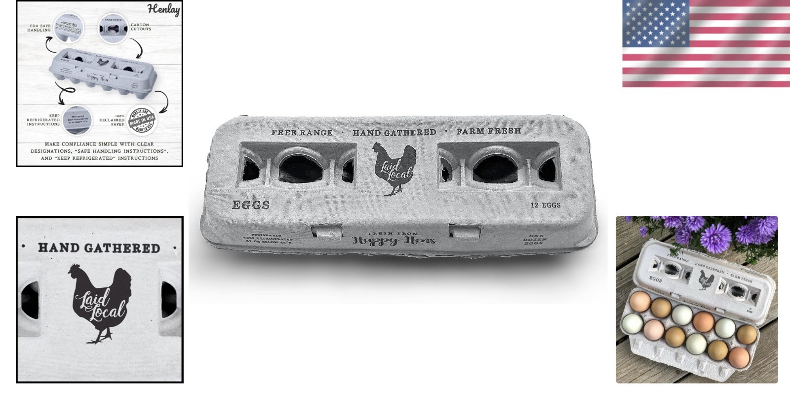 Bulk Egg Cartons – Recycled Cardboard, Sturdy
