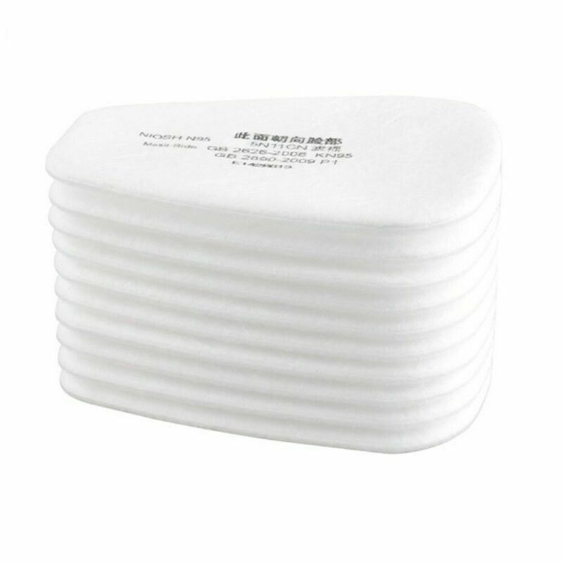 10/20/50Pcs 5N11 Cotton Filter Replacement For 6200 6800 7502 Respirator Filters