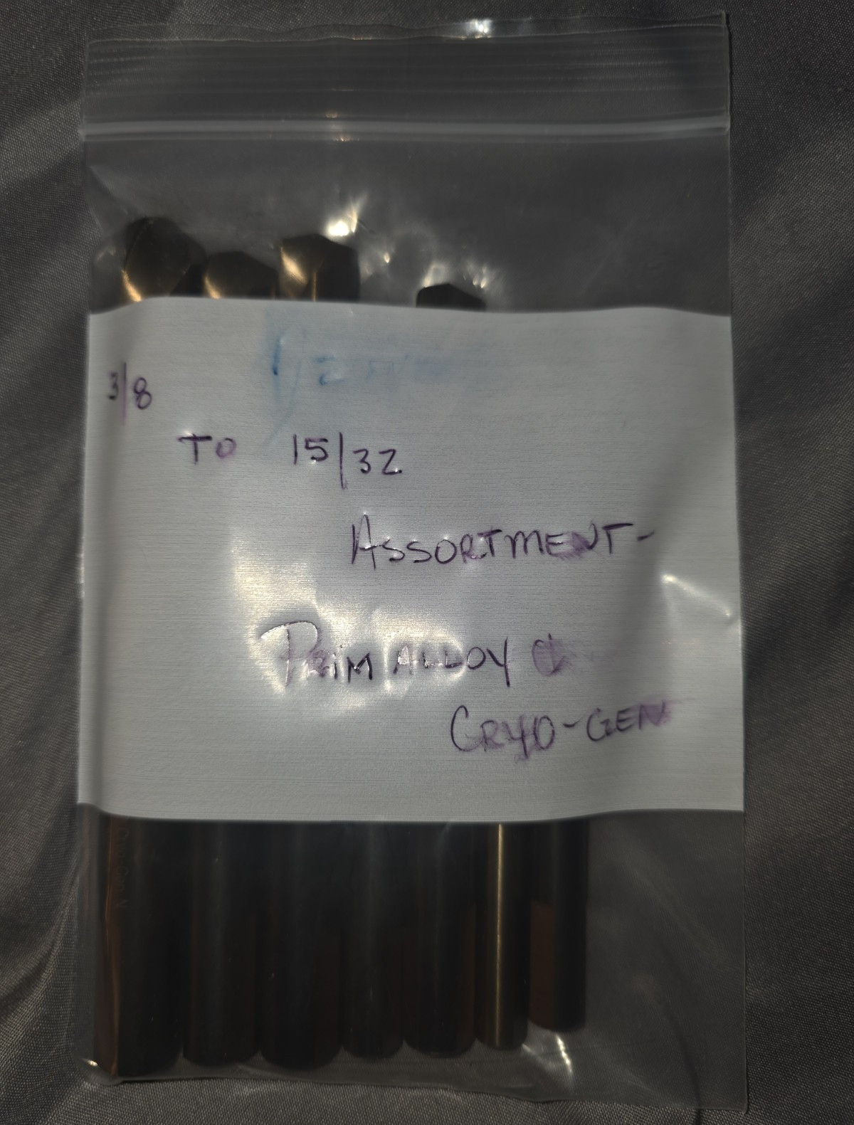 Primalloy Cobalt Drill Bit Set 3/8 to 15/32 Letter E 6 in CR40-GENV