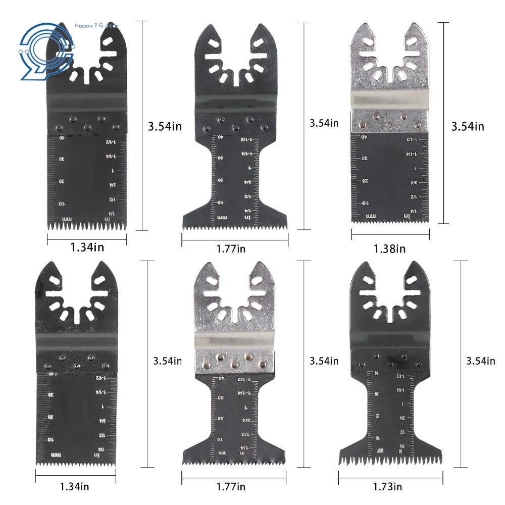 48 Piece Bi-metal Precision Tooth Oscillating Multi Tool Saw Blades