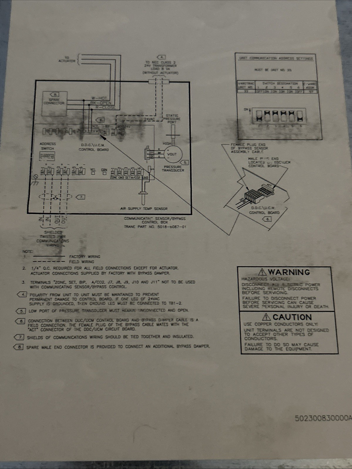 NEW Assembly Trane X13690252-07 VAV Control Circuit Board