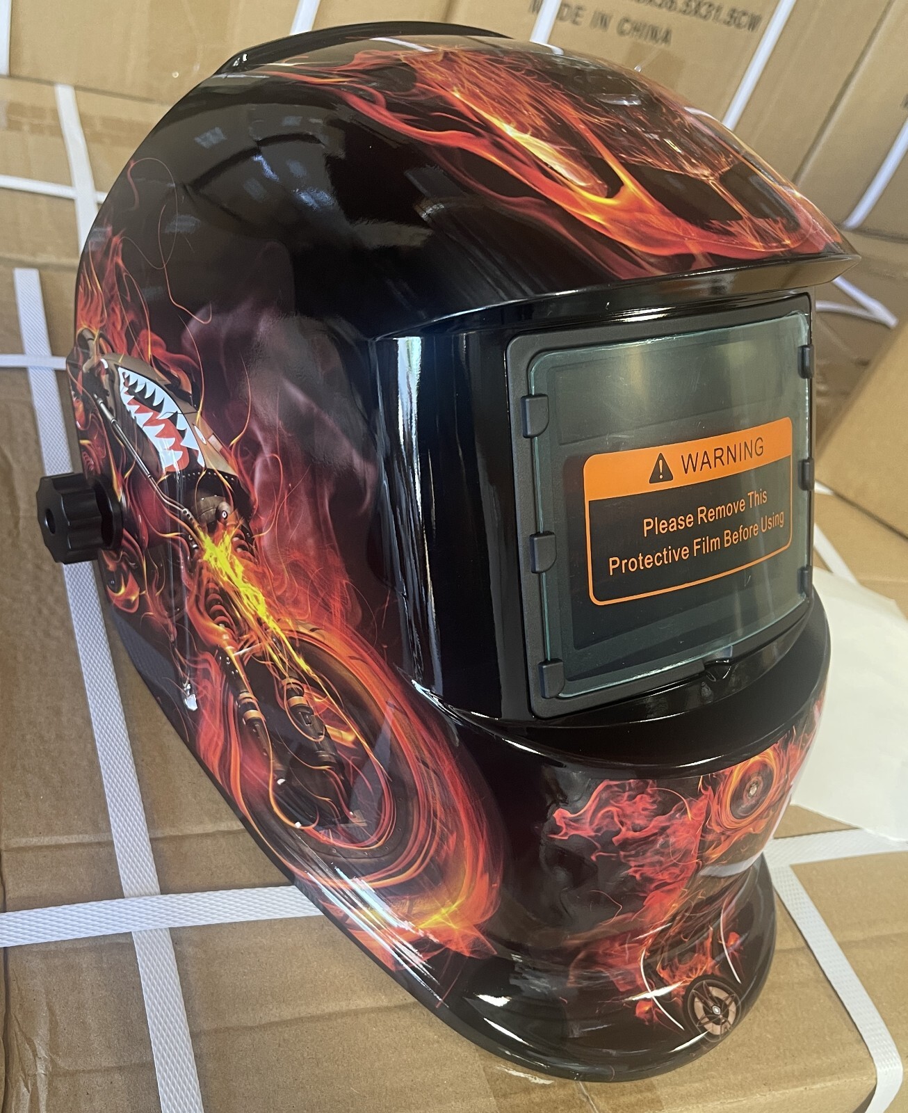 QLTK AUTO DARKENING WELDING HELMET GRINDING CE ANSI CERTIFIED