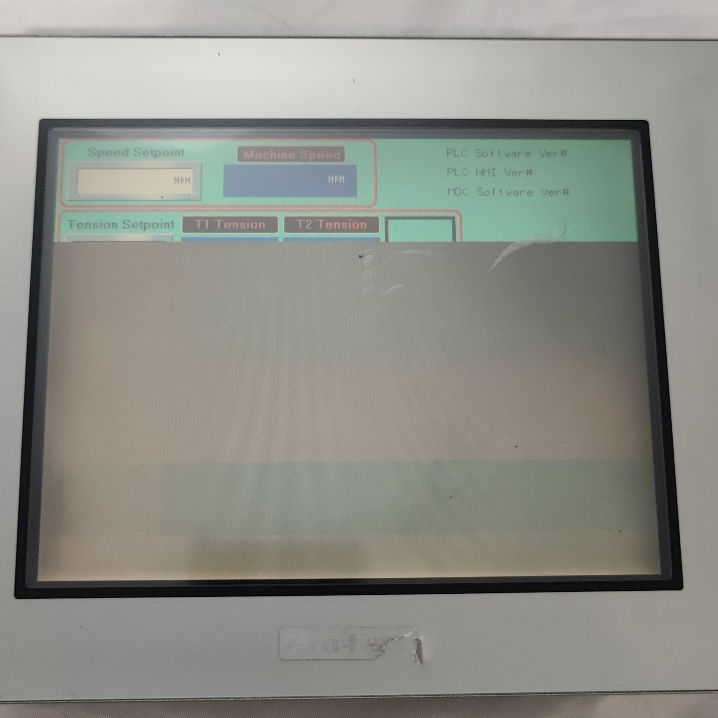 Pro-Face 3280035-02 HMI Operator Panel Touchscreen Class 2 24V DC For Parts