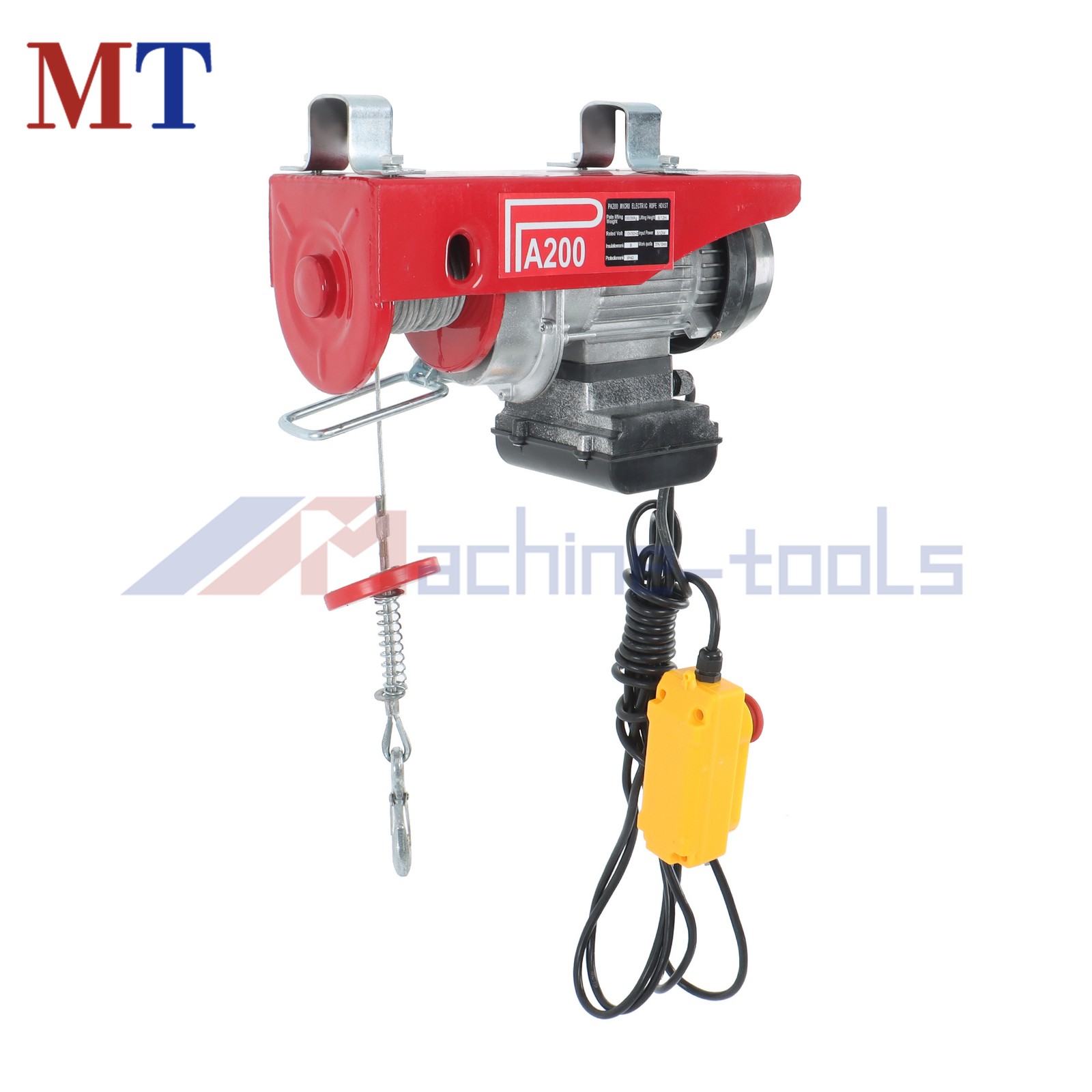 440lbs/200kg Electric Hoist 110V Electric Winch 40ft Lifting Garage Lift Hoist