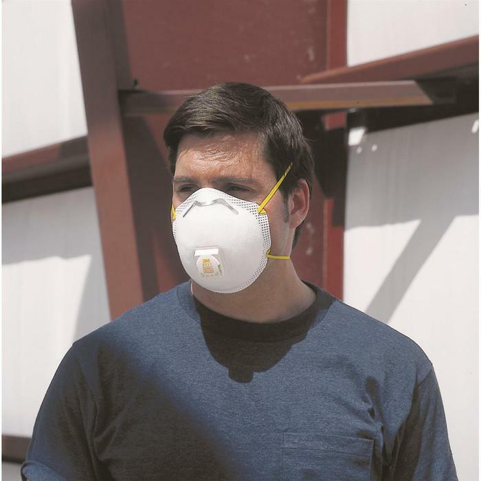 3M 8511 N95 Disposable Particulate Respirator Protection Exhalation Valve 10 BX
