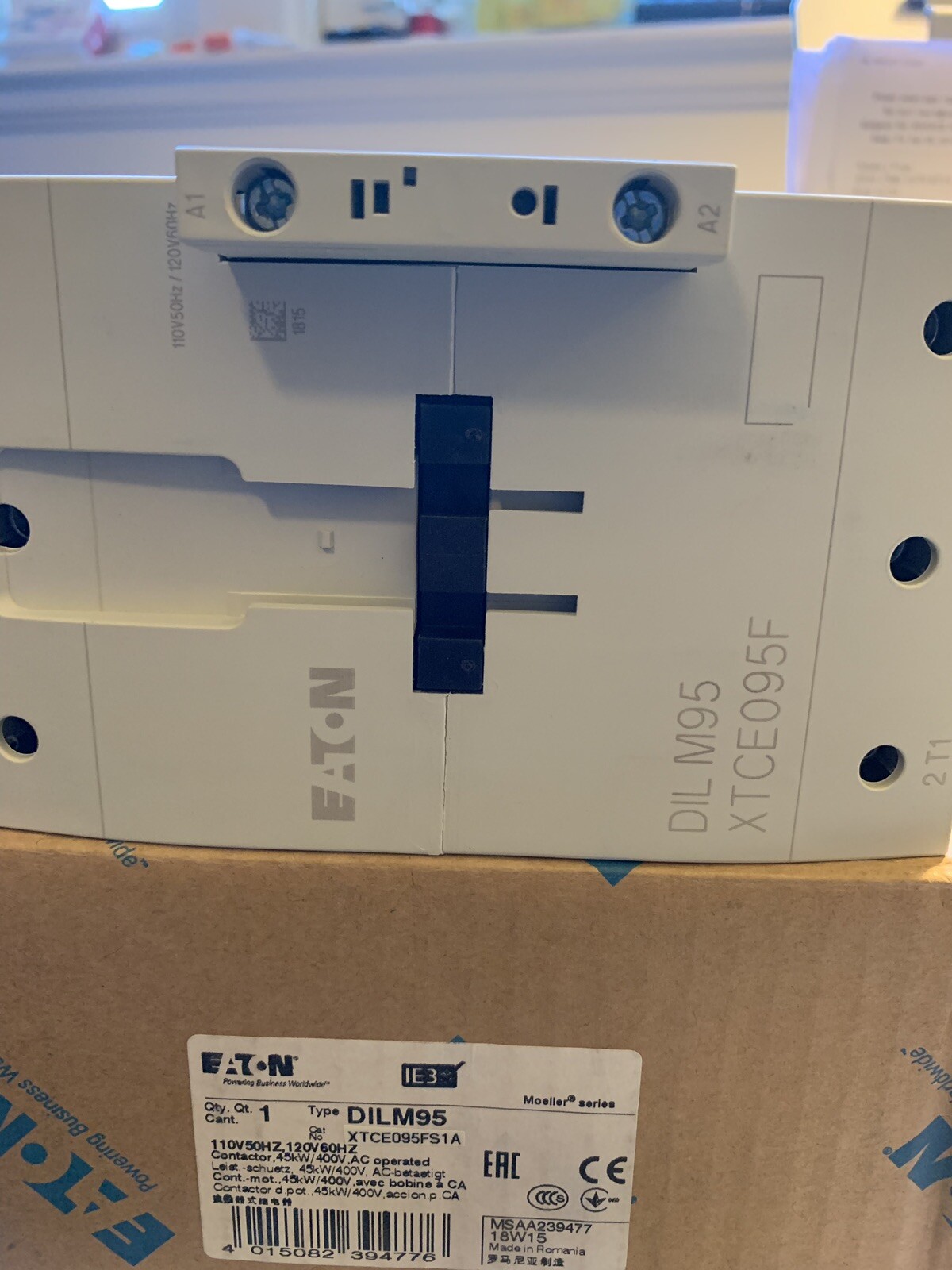 DILM95 110-120V 50/60HZ AC MOELLER CUTLER HAMER -EATON. CONTACTIR.