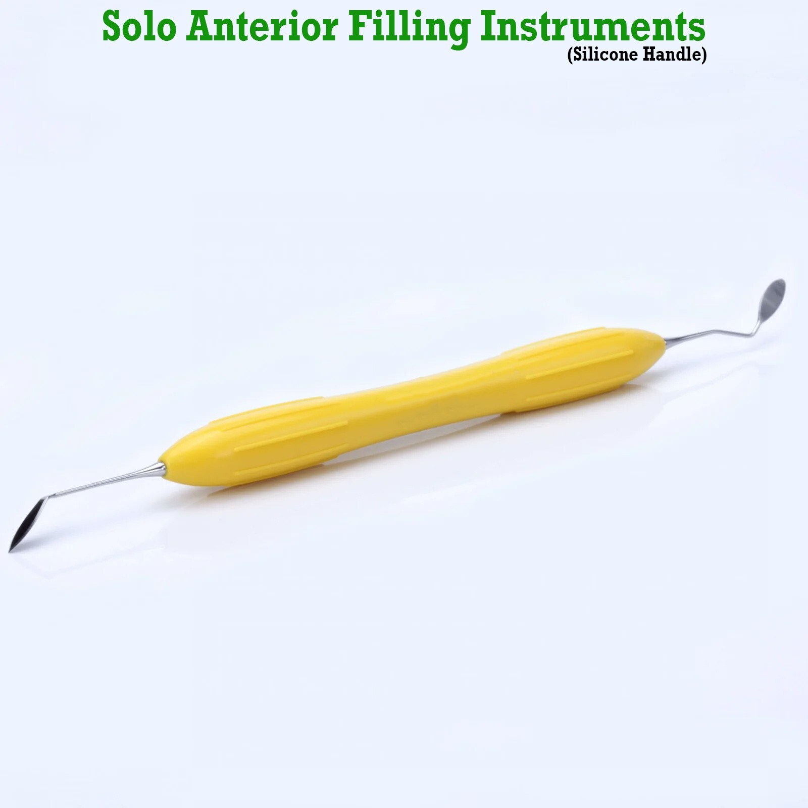 Solo Anterior Dental Composite Filling Instruments Restorative Silicone Handle