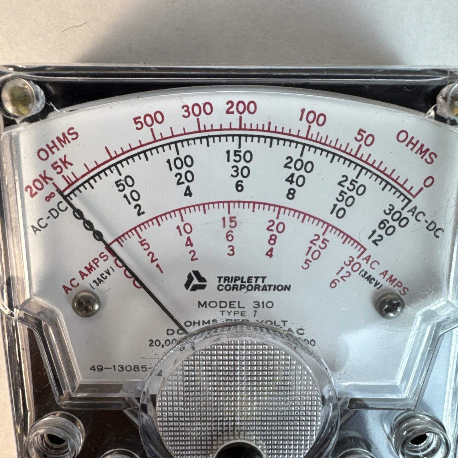 Triplett Model 310 Vintage Multimeter with Probes – New Batterys- Works Perfect!
