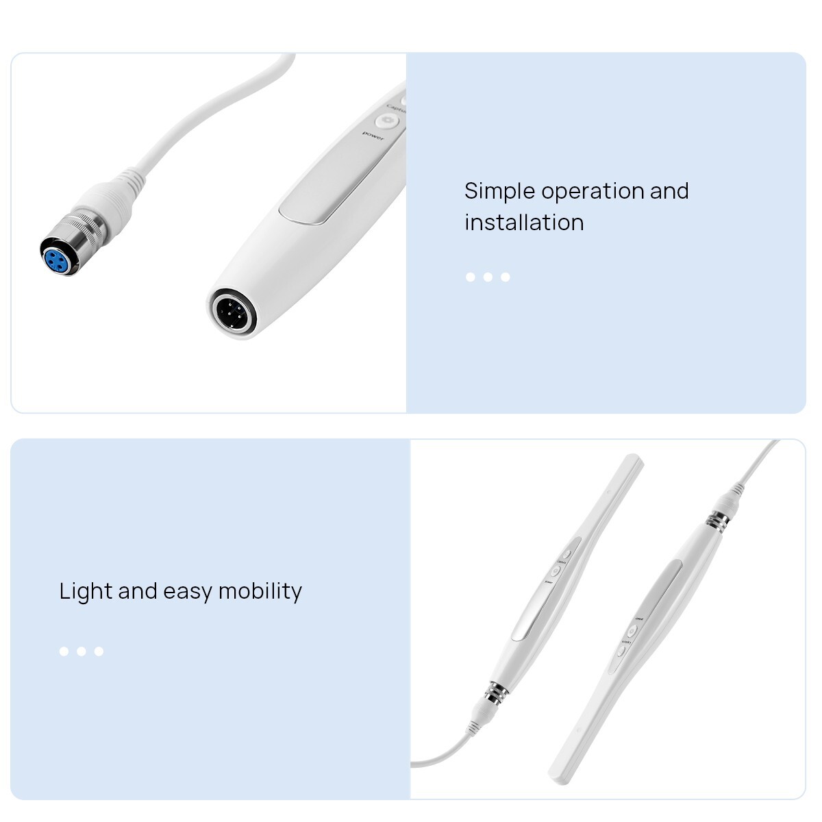 AZDENT Dental Intraoral Camera Digital USB Imaging Focus Intra Oral 6 LED Light