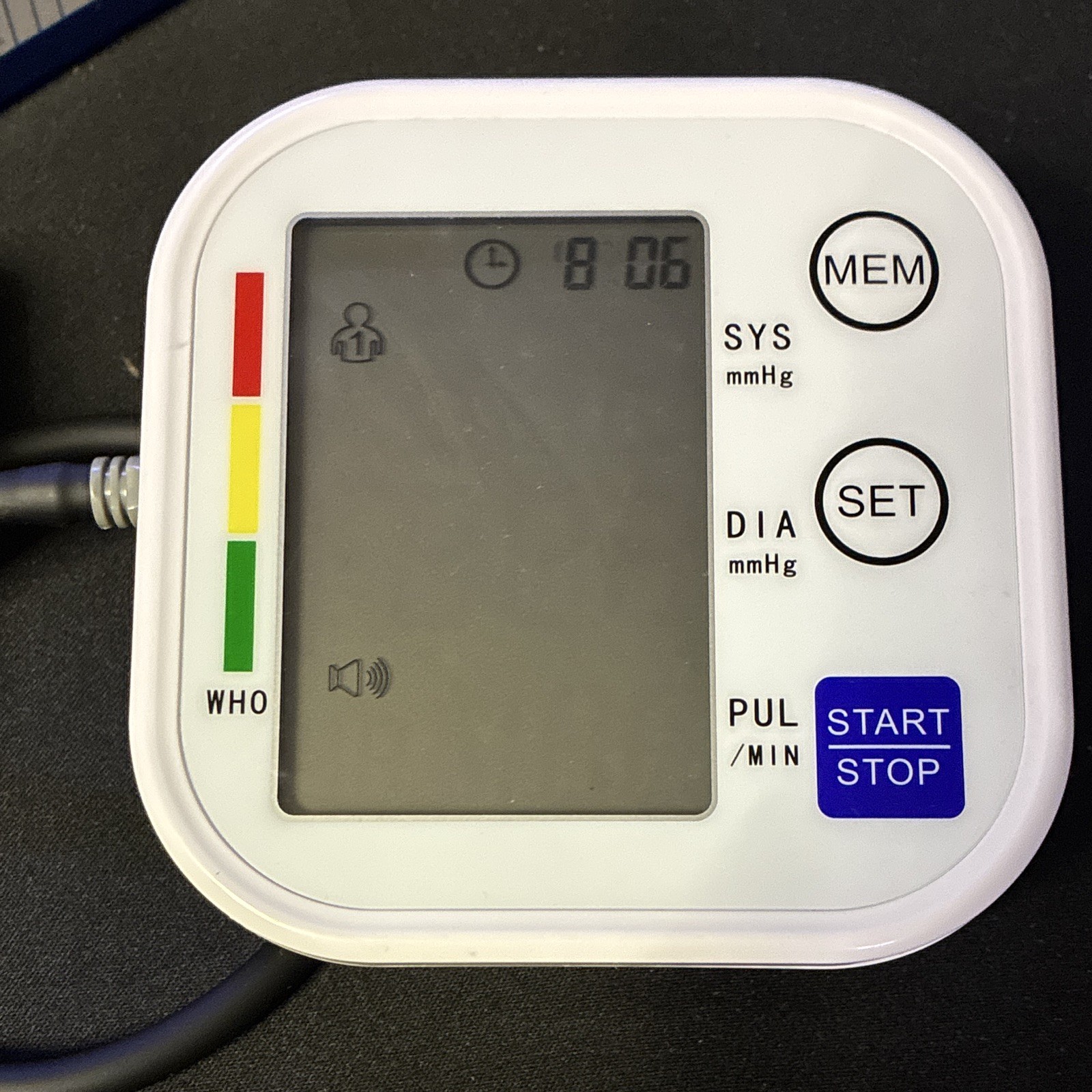 Upper Arm Automatic Digital Blood Pressure Monitor BP05 w/ Backlight, Adult Cuff