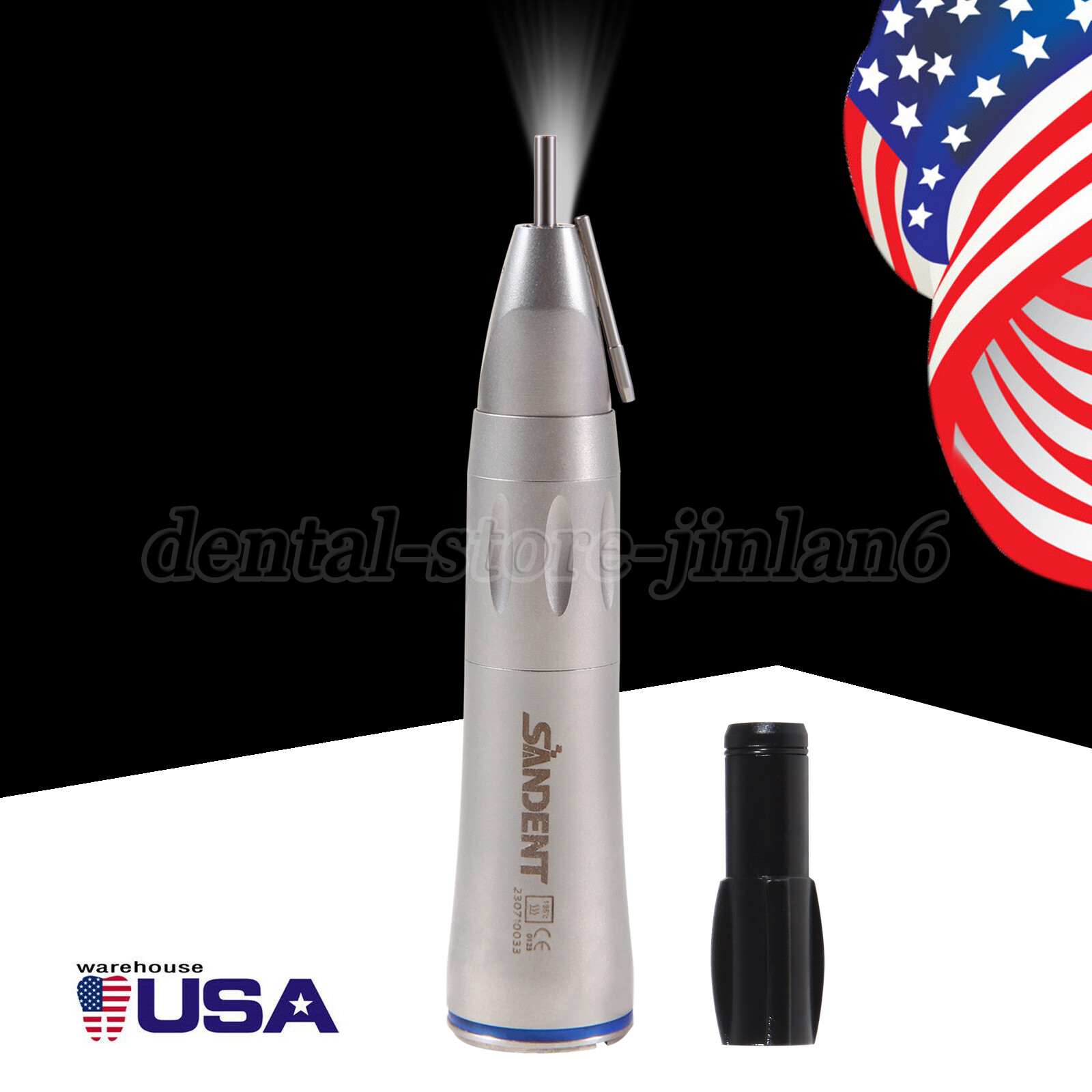 Dental 1:1 LED Fiber Optic Low Speed External Straight Surgical Handpiece COXO