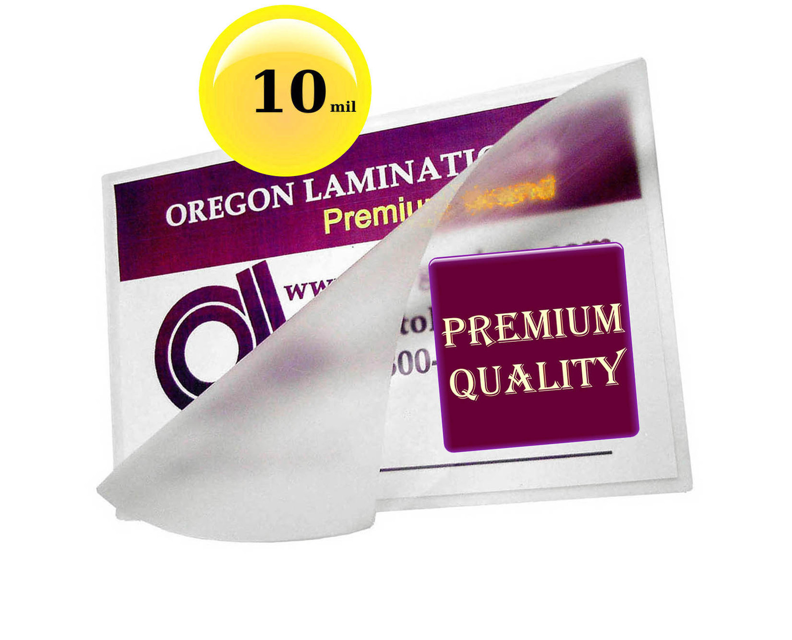 500/pack Hot 10 Mil 3 x 4 Laminating Pouches Hunting Fishing size 3×4 Clear