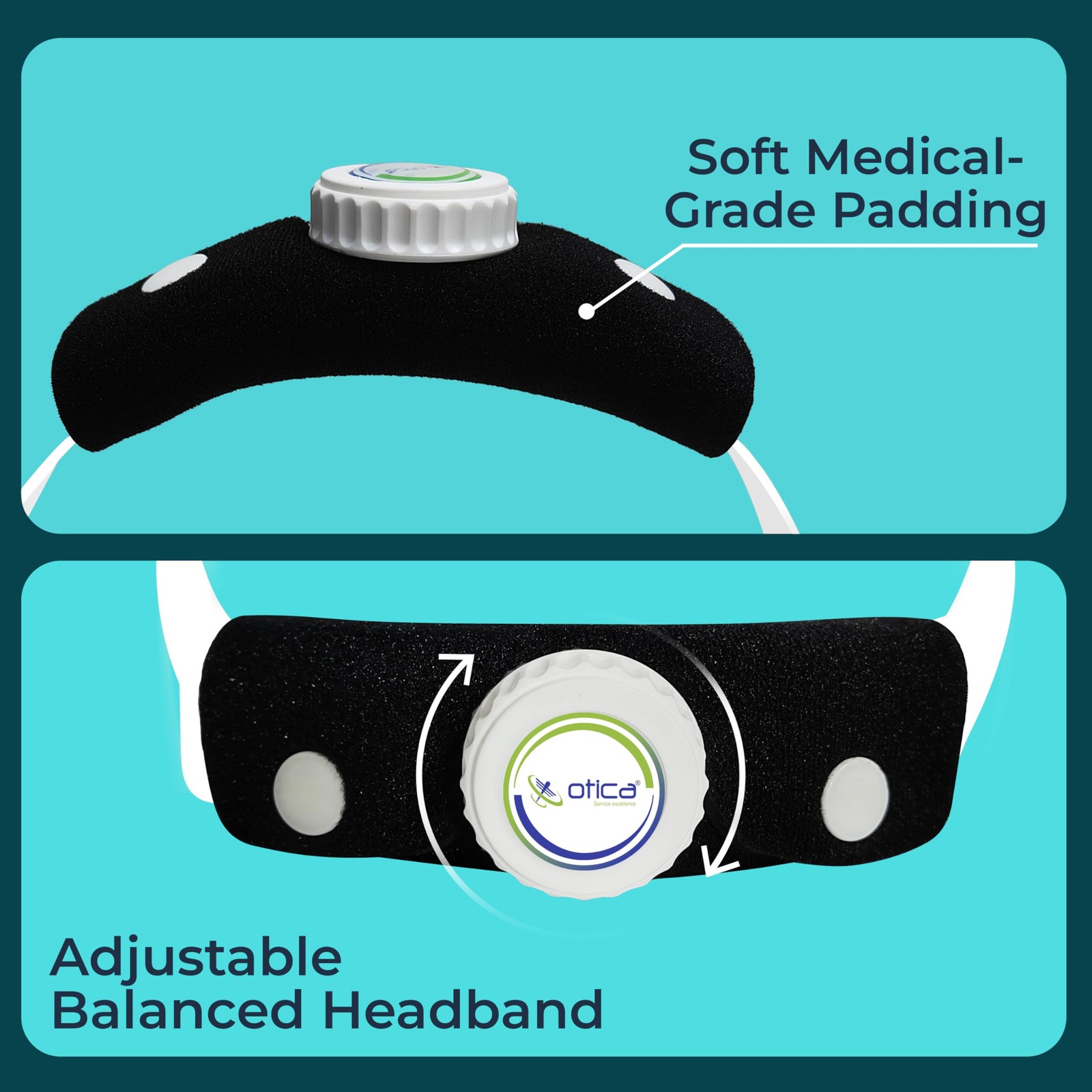 OTICA 10 Watt ENT Surgical LED Headlight for Doctors Hospital and Multi Purpo…