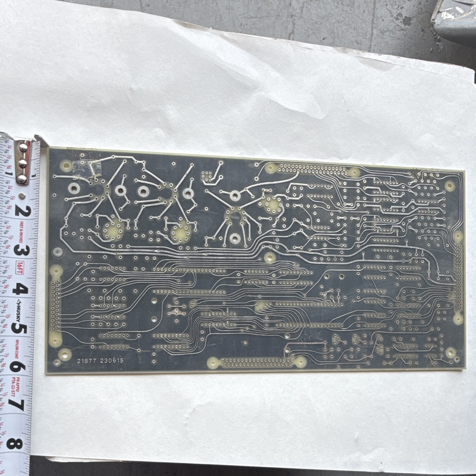 Double-Sided Through-Hole PCB 12″ x 5″ 2-Row 120 Tie-Points MPN 21877