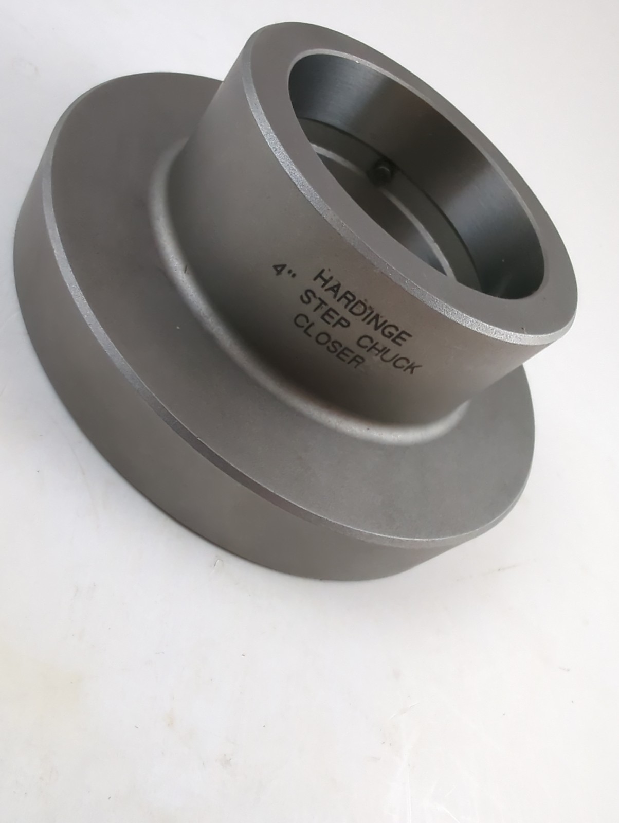 HARDINGE 4″ STEP COLLET CHUCK CLOSER TAPER MOUNT