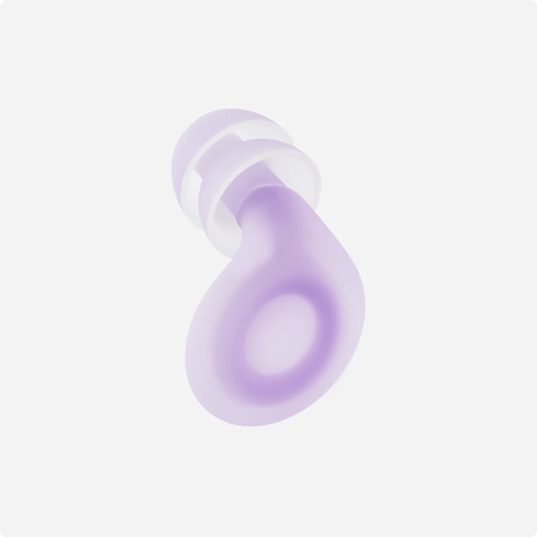 Official Loop Dream – Silicone/Memory Foam Earplugs for Sleep Comfort Lilac-NEW