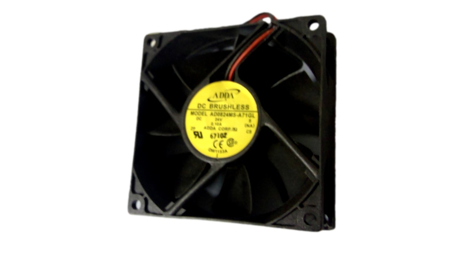 ADDA AD0824MS-A71GL 80*80*25mm 24V 0.10A Inverter Cooling Fan 2-wire
