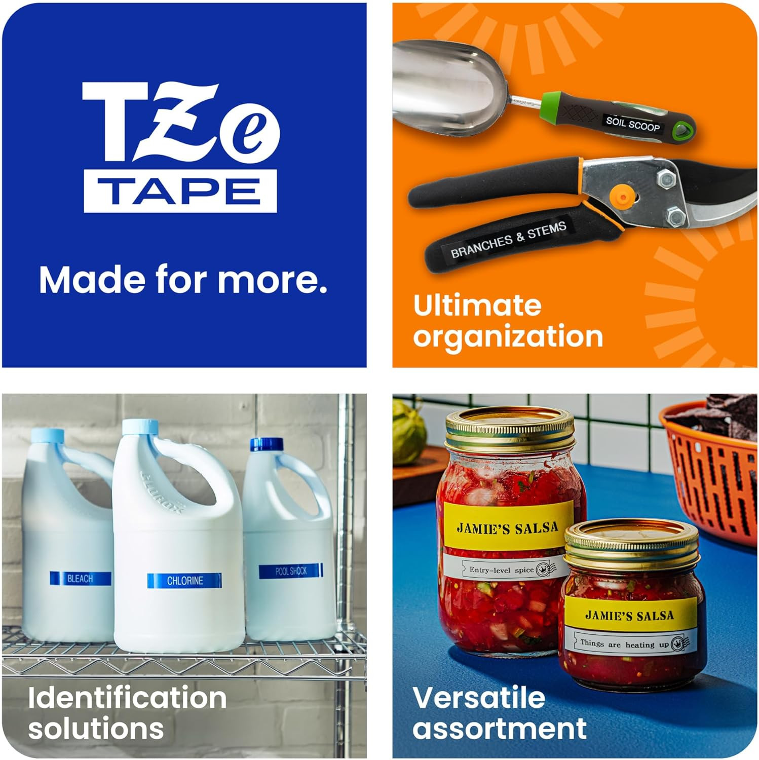 Genuine P-Touch, Tze-231 2 Pack Tape (TZE2312PK) ½”(0.47”) X 26.2 Ft. (8M) Lamin
