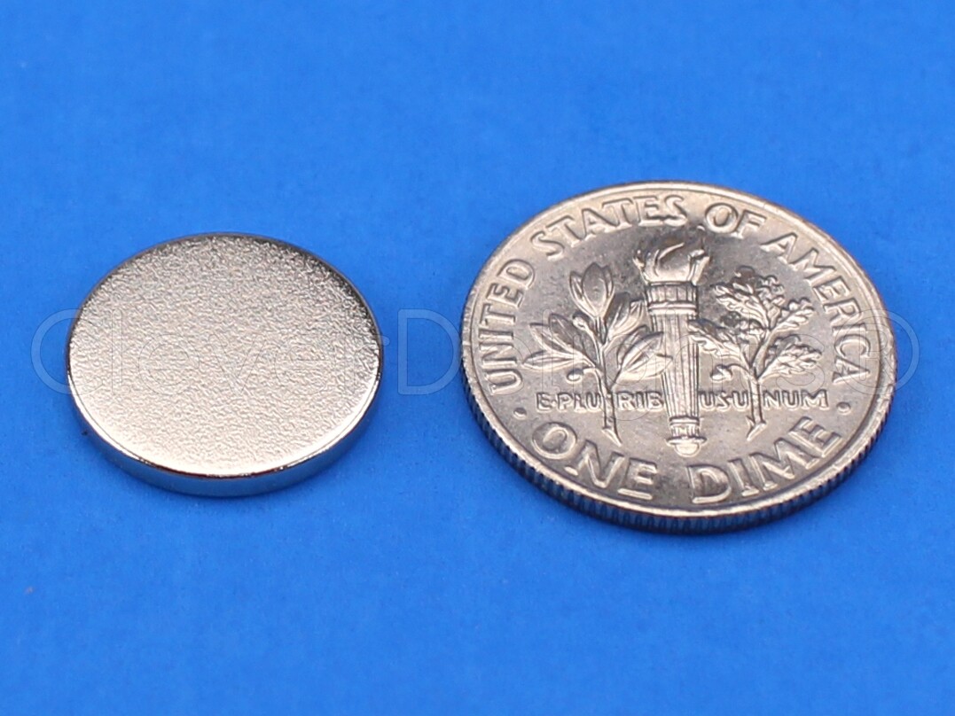 Neodymium Magnets – 1/2″ x 1/16″ – N50 Disc Magnet – Strong 13mm x 1.5mm