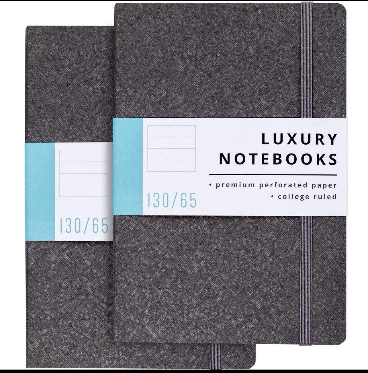 Lined Journal Notebooks (2 Pack) – Luxury Journals for Writing w/ 130 Pages