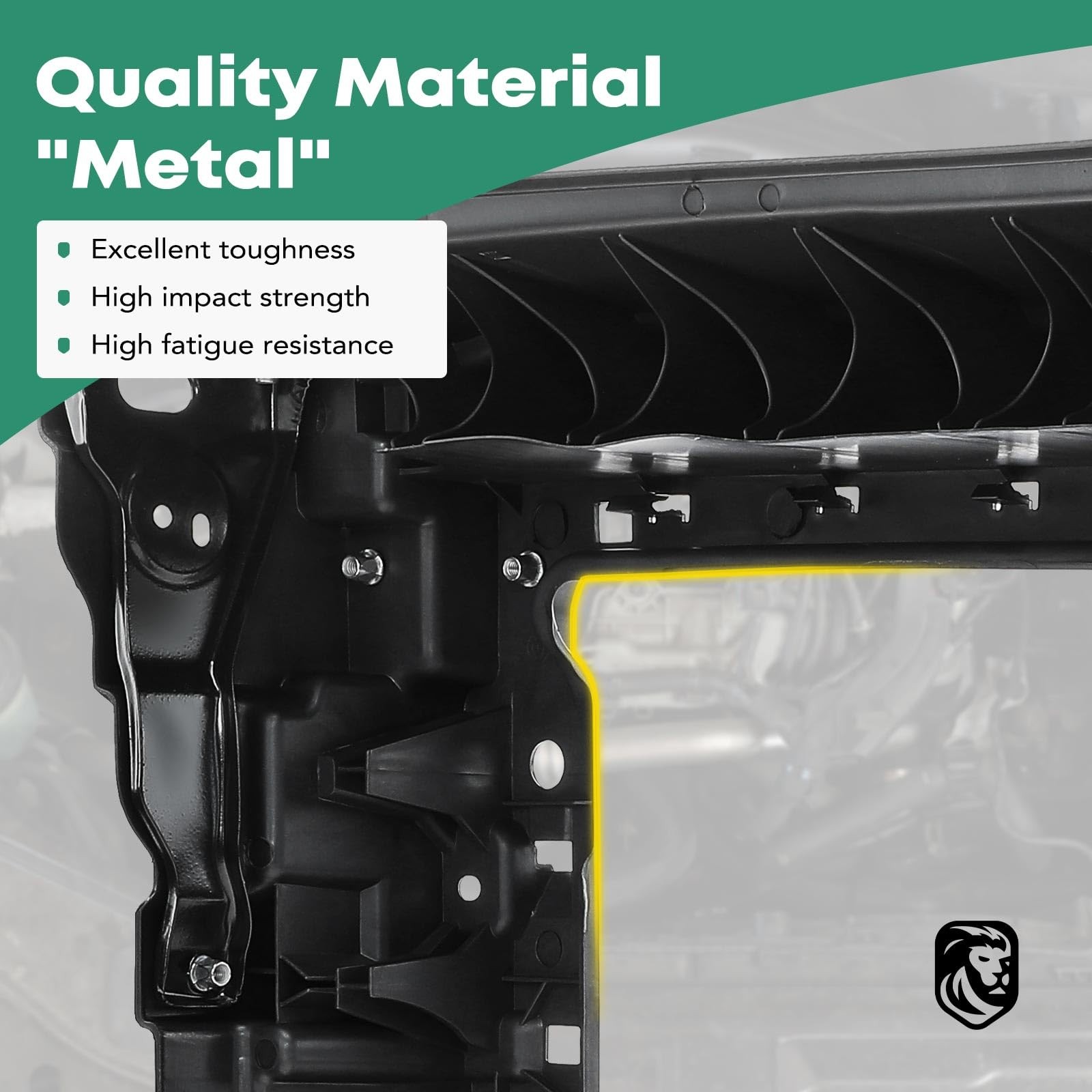 Radiator Core Support Steel for Ram 3500 2011-2017 5.7L V8