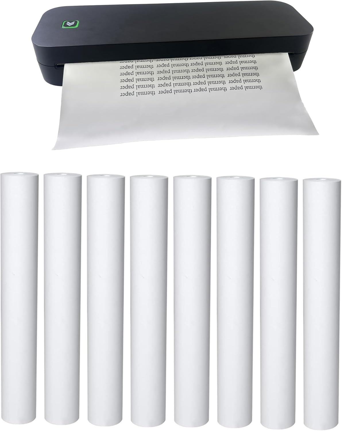 8 rolls (about 200 pages) A4 thermal printer 8 rolls 3 years white