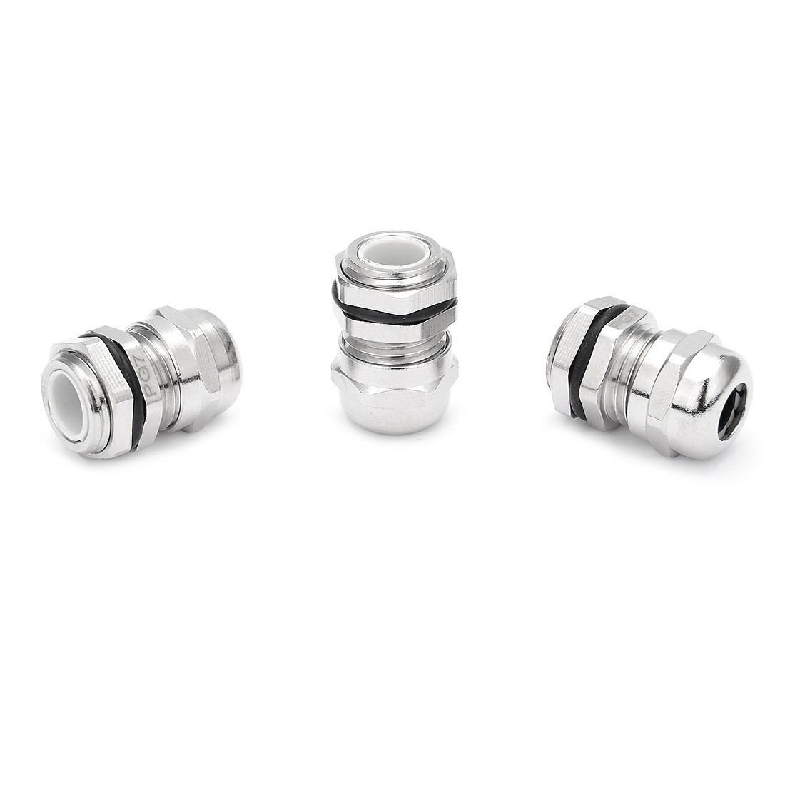 10 X PG7 Metal Cable Glands Joints Adjustable Connector for 3-6.5mm Dia Cable