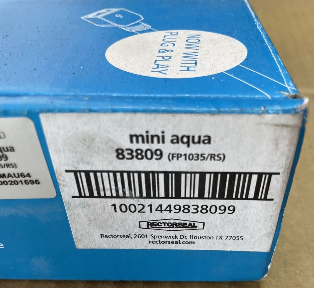 Aspen Mini Aqua 100-230V Condensate Pump- Model: RECTORSEAL 83809-NEW