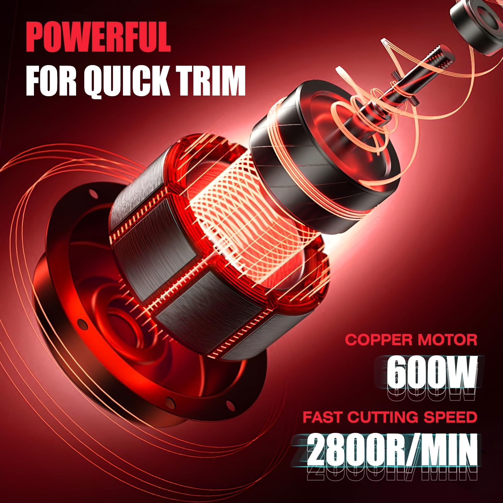 Horse Clippers, 600W Professional Heavy Duty Horse Body Clippers, 6-Speeds La…