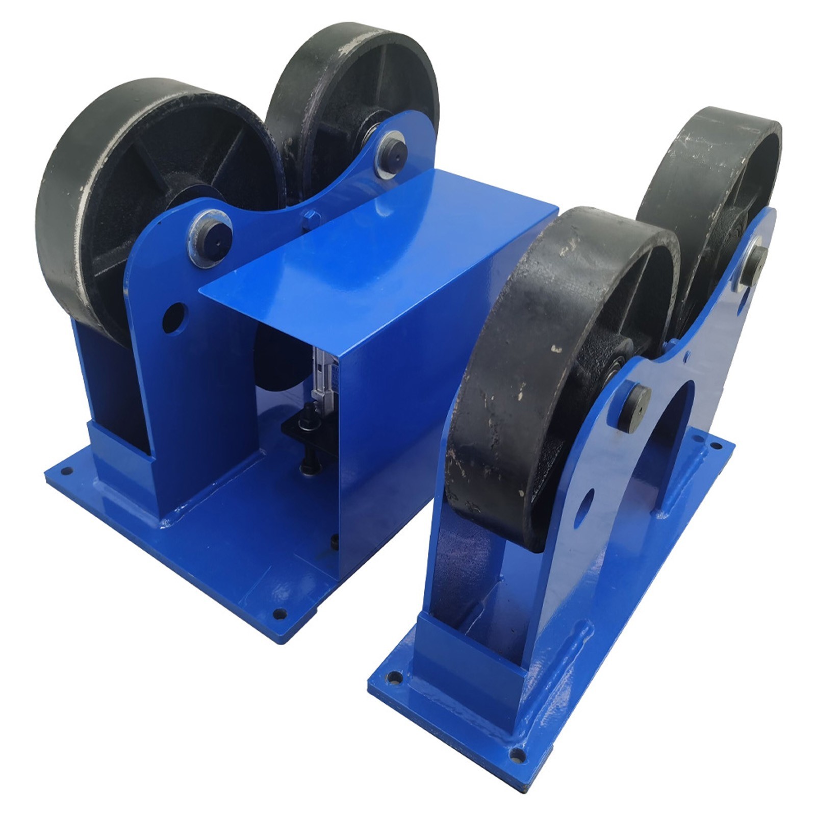 1T Iron Wheel Welding Tank Turning Rolls 110V Welding Support Positioner Roller