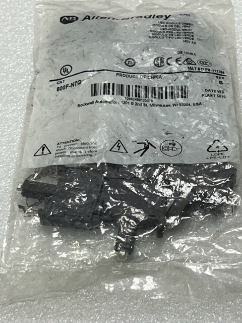 Bag of 10 pcs – 800F-N7G Ser B LED Module Green New in Sealed Bag