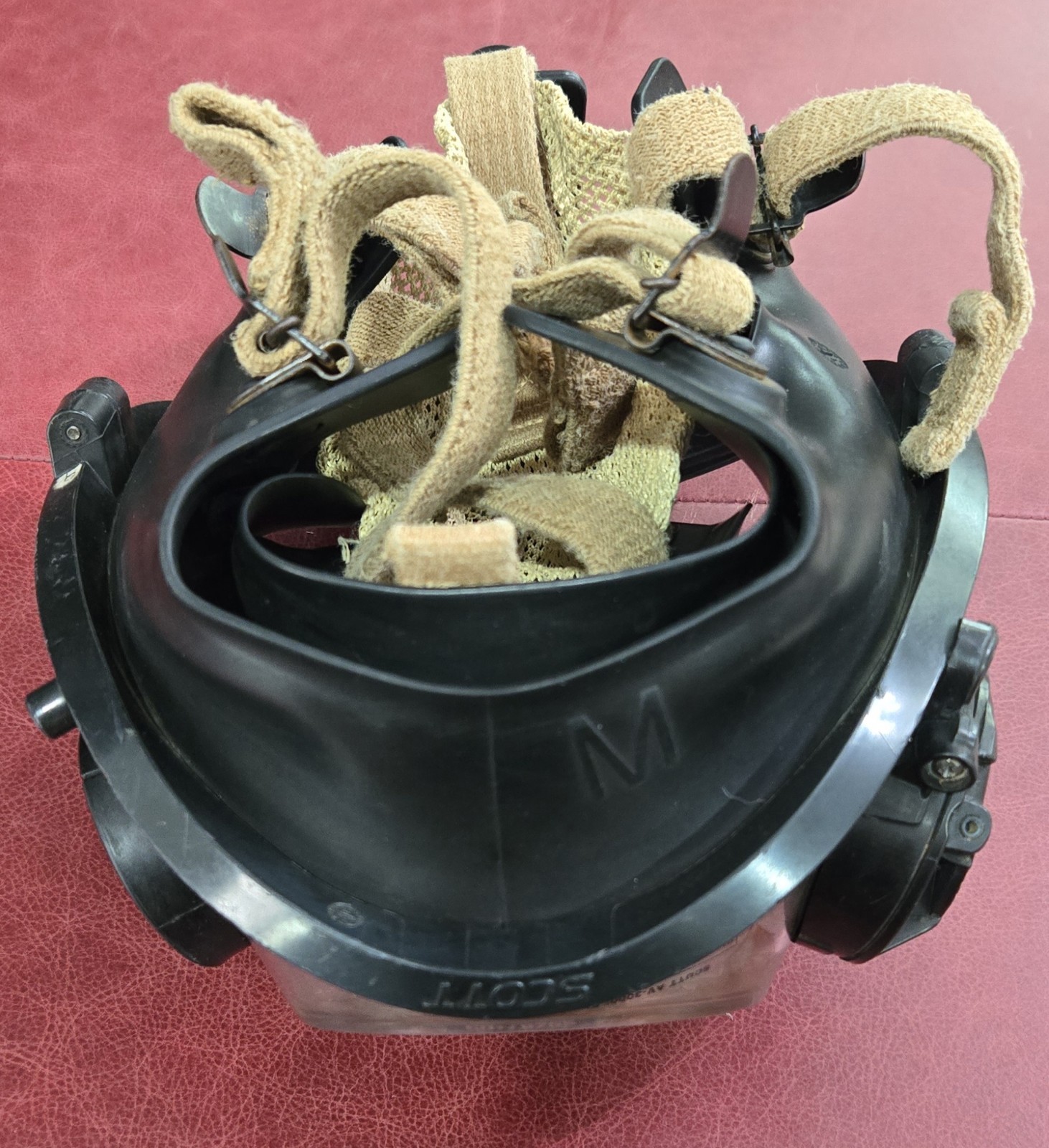 Scott AV-3000 Fire Fighter SCBA Mask Amp Bracket Size MEDIUM Harness