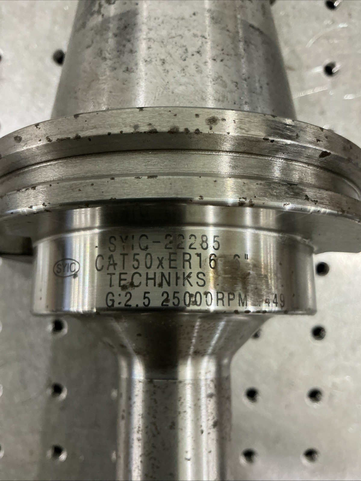 TECHNIKS CAT50xER16-6” CAT50 ER16 Collet Chuck Toolholder 6” Projection