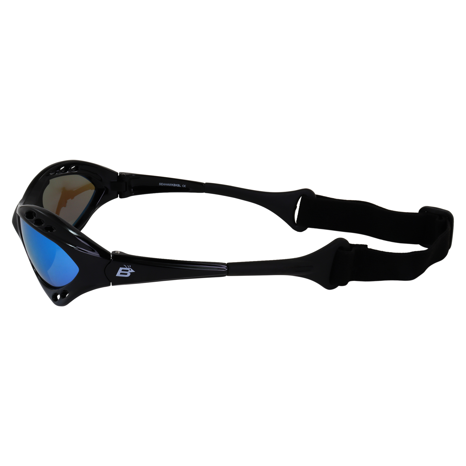Birdz Floating Polarized Sunglasses Built in Strap Polarized Green Mirror Lens