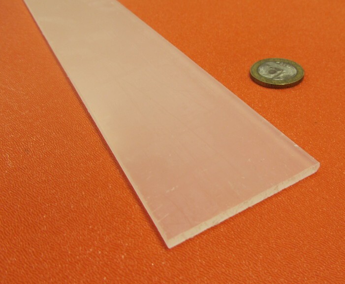 Polypropylene Bar 1/8″ Thick x 2.00″ Wide x 48″ Long, 4 pcs, 16 feet