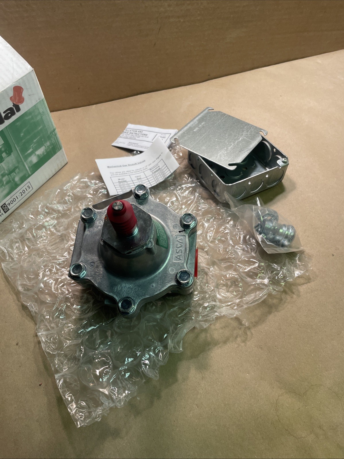 Asco RedHat HV2165852 2Way Release Valve 1″ NPT Natural LP Gas Buckeye BFGV-100