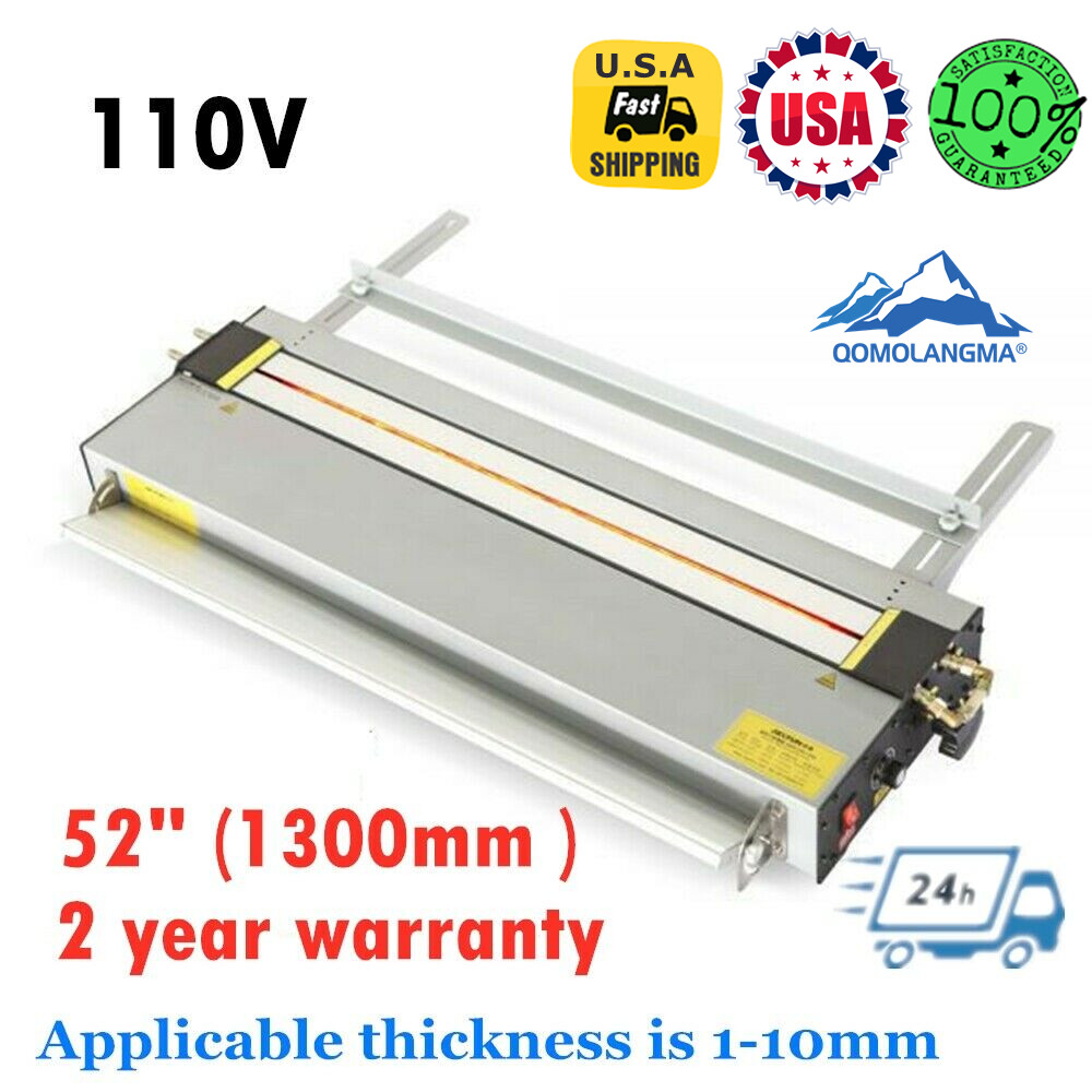 QOMOLANGMA 110V 52″(1300mm) Upgraded Acrylic Lightbox Plastic PVC Heater Bender