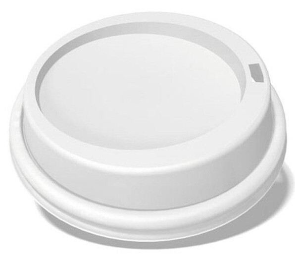 16oz Disposable Paper Cups for Hot Drinking White and Brown